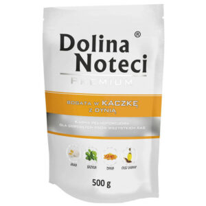 Dolina Noteci Premium dla psa bogata w kaczkę z dynią saszetka 500 g
