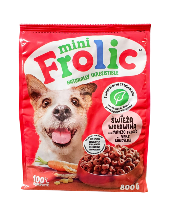 Frolic Mini 800g z wołowiną i warzywami