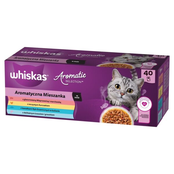 Whiskas® Aromatyczna Mieszanka w sosie 85gx40