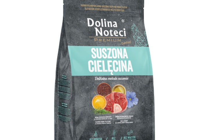 Dolina Noteci Premium Karma suszona dla sterylizowanych kotów cielęcina 2 kg